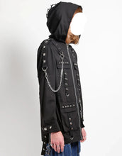 Load image into Gallery viewer, model showing side of jacket