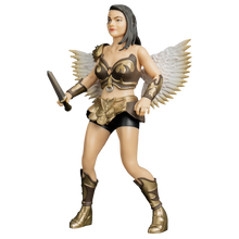 Load image into Gallery viewer, Action figure with angelic attire and sword on a white background