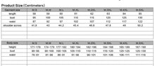 Load image into Gallery viewer, size chart