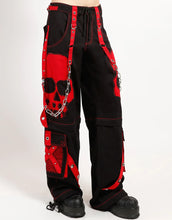 Load image into Gallery viewer, UNISEX Black Scare Dark Street Pant w/ Red Skull Details