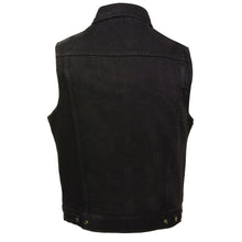 Load image into Gallery viewer, back side of vest, all black