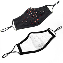 Load image into Gallery viewer, inside and outside of mask on display