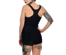 Load image into Gallery viewer, backside of tank top, plain black
