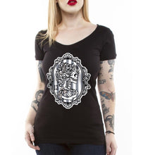 Load image into Gallery viewer, model showing front of shirt