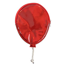 Load image into Gallery viewer, backside of red balloon shaped coin purse
