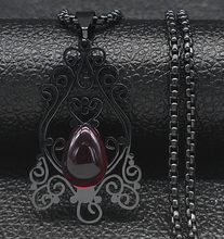 Load image into Gallery viewer, necklace on display with a black background