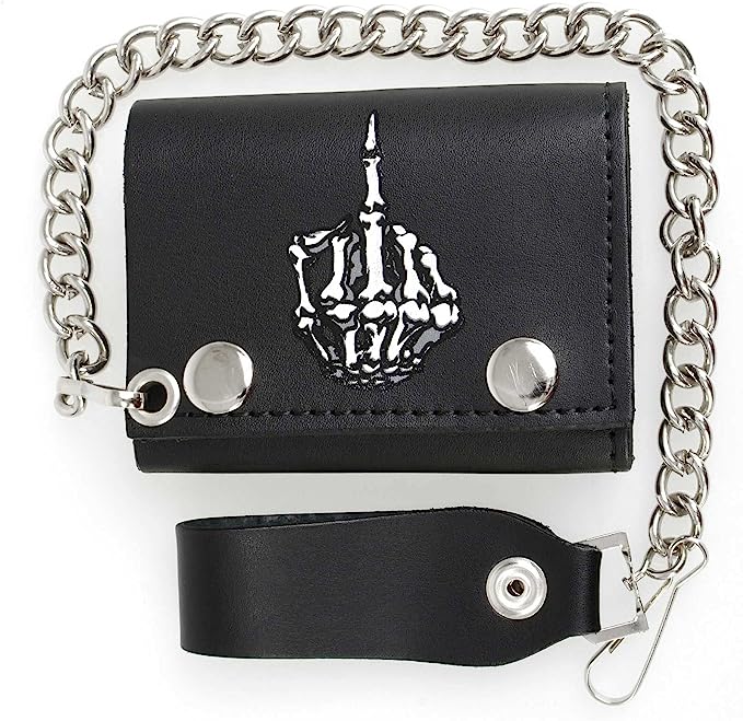 front of wallet on display