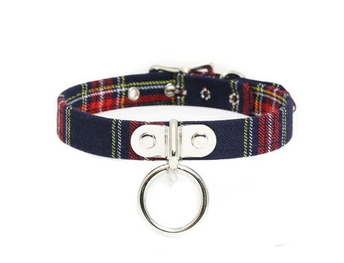 front of choker on display