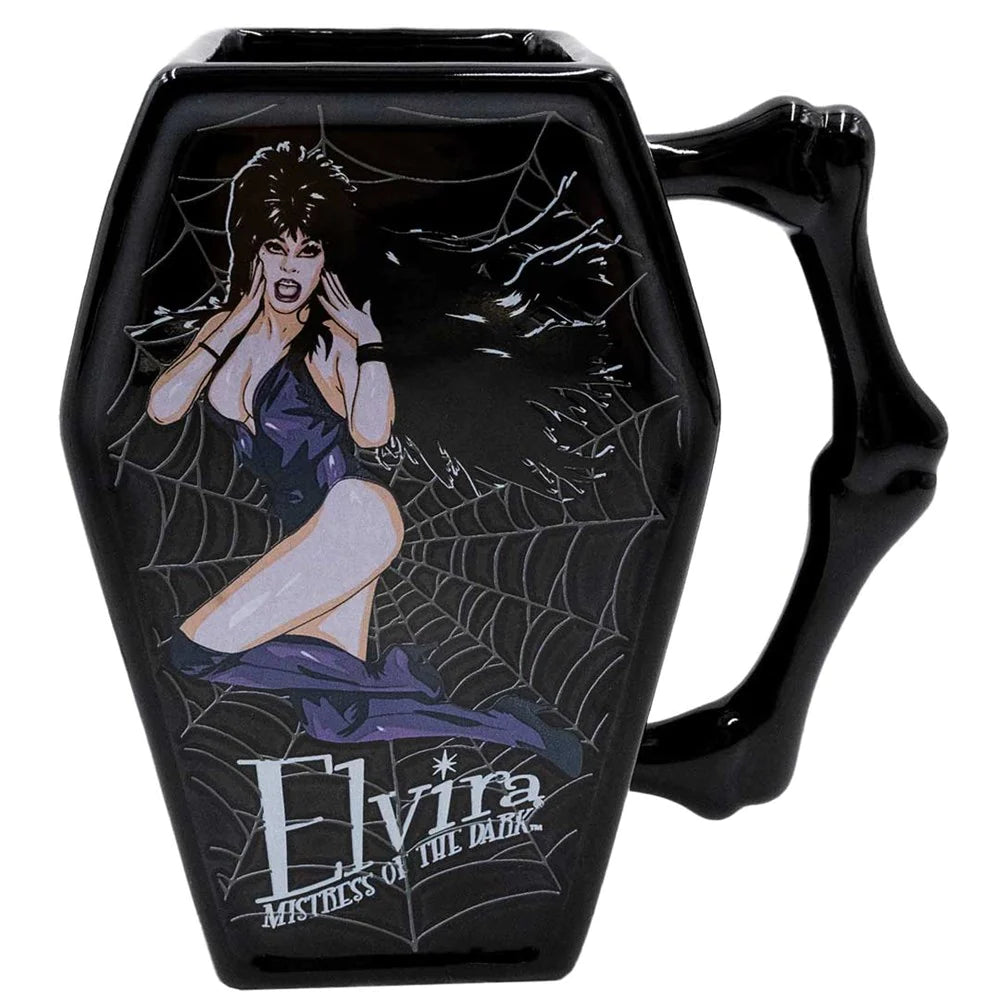 front of mug on display