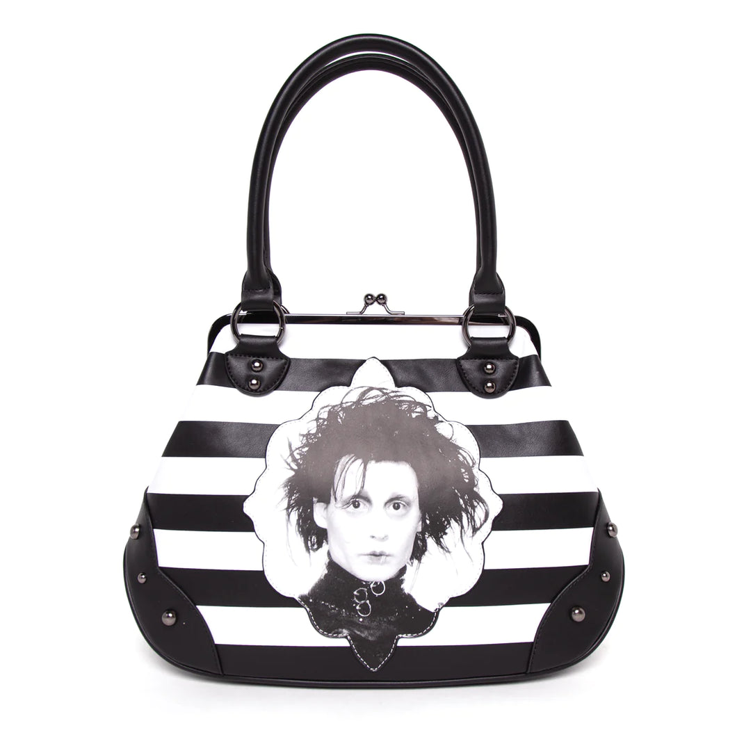 front of bag on display