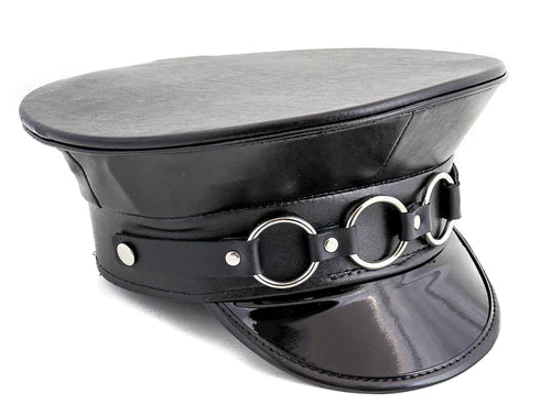 front of hat on display
