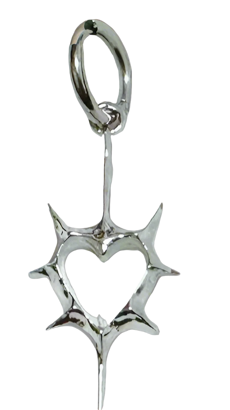 Heart Thorn Earring (Single)