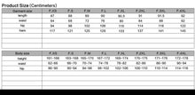 Load image into Gallery viewer, size chart
