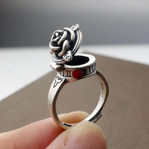 model holding ring, open