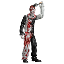 Load image into Gallery viewer, Action figure of a clown with bloodstains holding an axe on a white background
