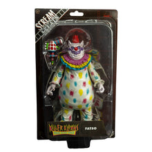 Load image into Gallery viewer, Action figure in packaging with colorful clown design and &#39;Scream&#39; branding.
