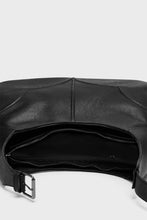 Load image into Gallery viewer, Black bag with zipper on a white background
