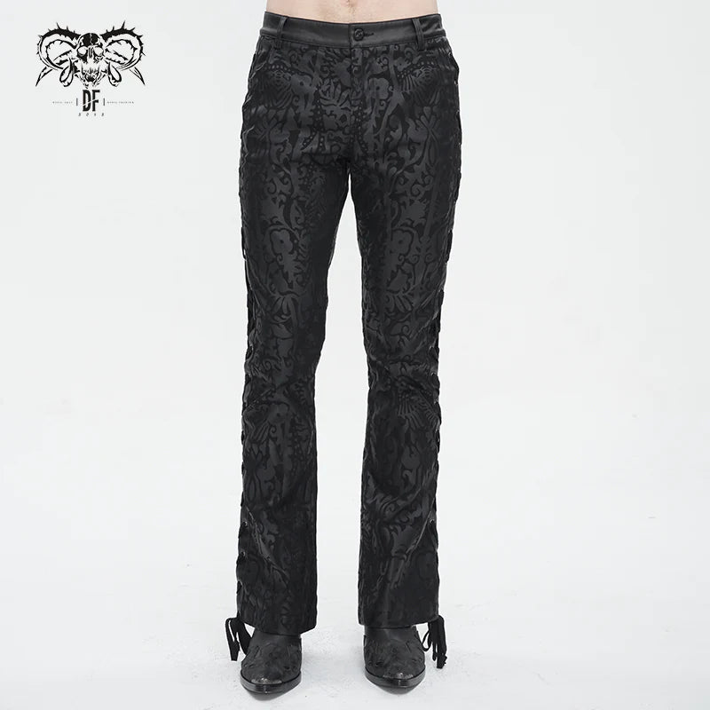 model showing front of pants
