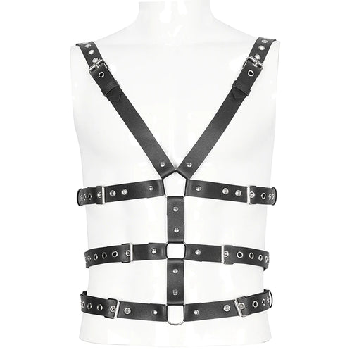 front of harness on mannequin