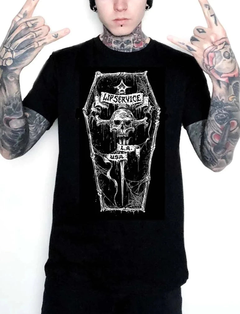 model showing front of shirt