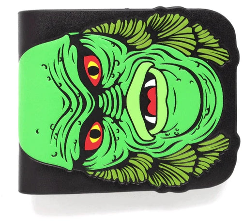 side of wallet on display