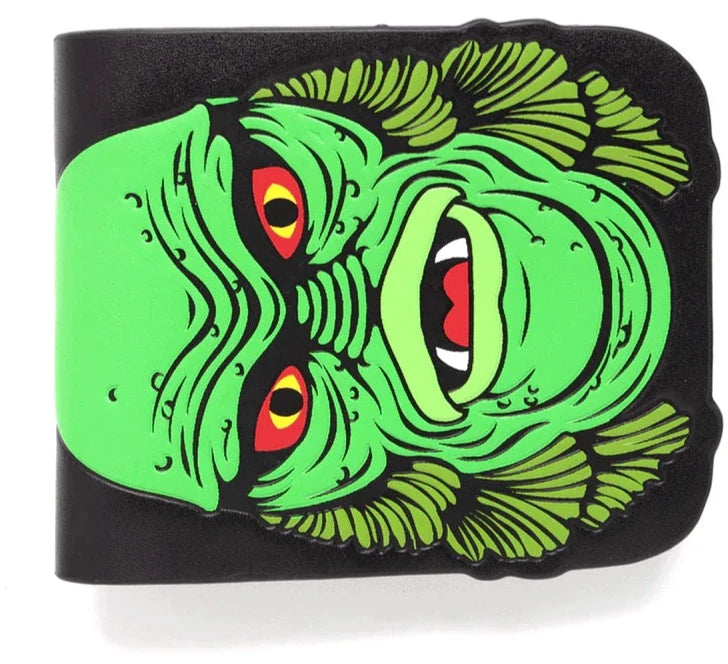 side of wallet on display