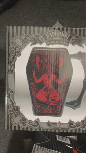 front of box on display