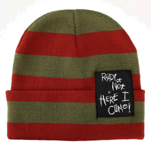 front of beanie