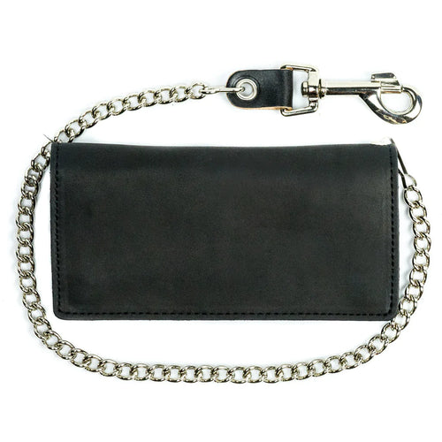 front of wallet on display