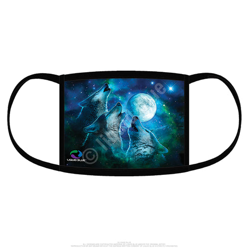 front of mask