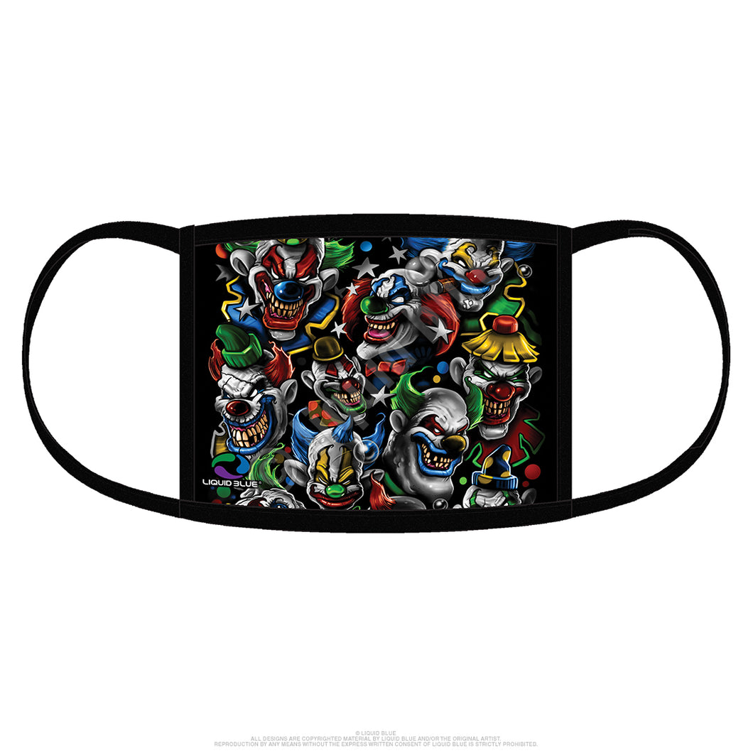 front of mask