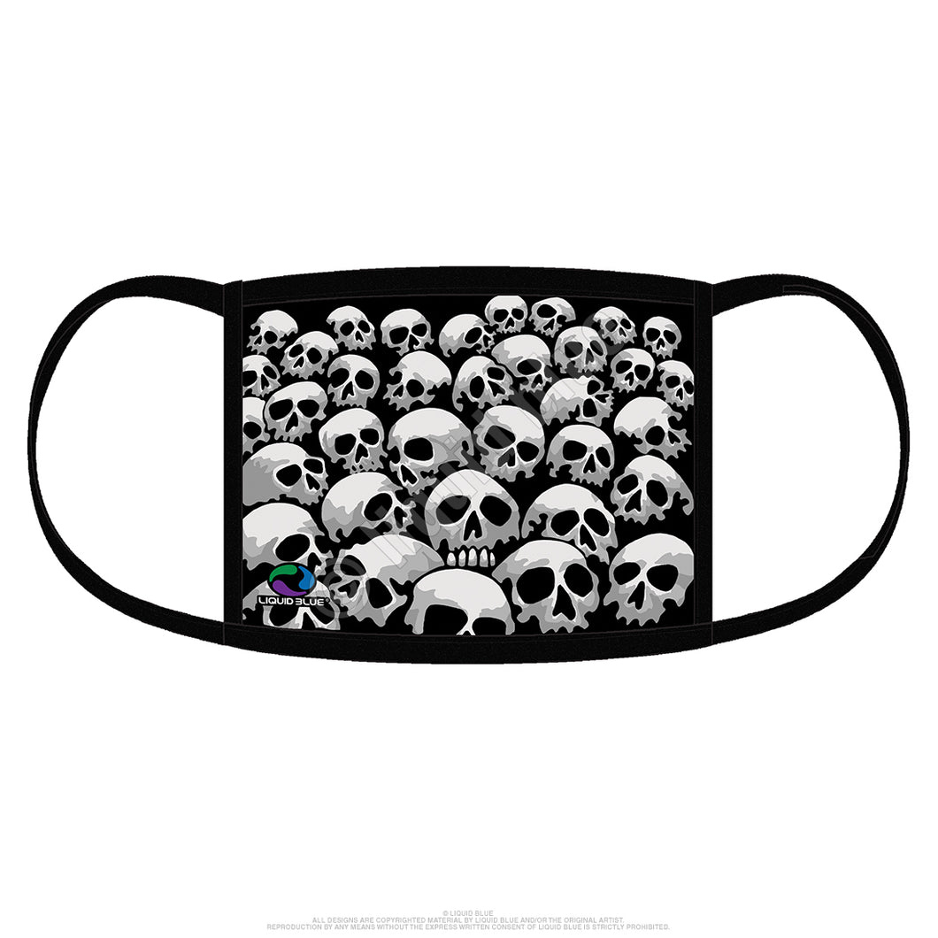 front of mask