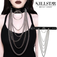 Load image into Gallery viewer, model showing front of choker
