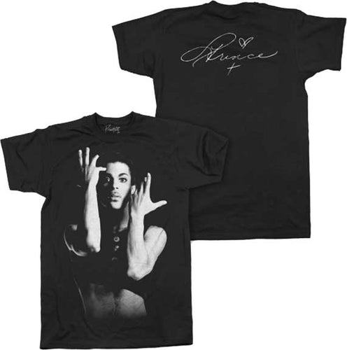 front and back of shirt on display