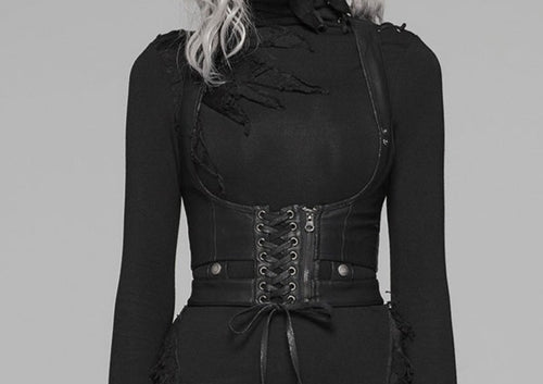 model showing front of vest