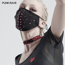 Load image into Gallery viewer, model showing front of mask
