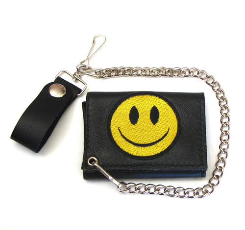 front of wallet on display