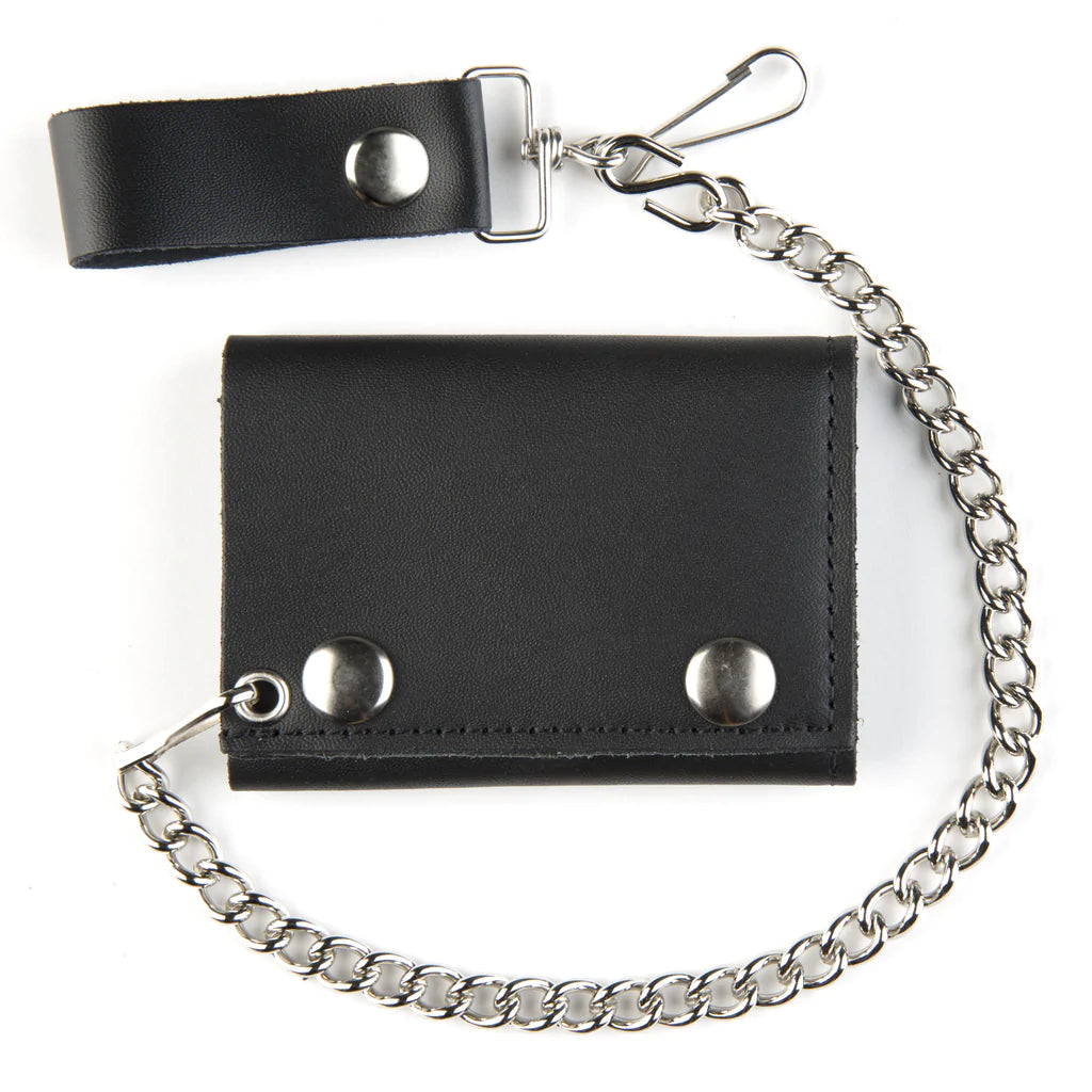 front of wallet on display
