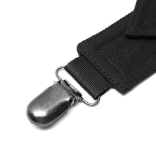 Load image into Gallery viewer, up close details of suspender clip
