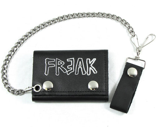 front of wallet on display