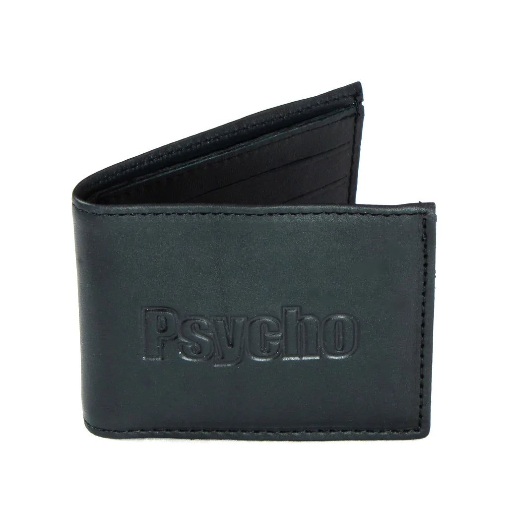 front of wallet on display