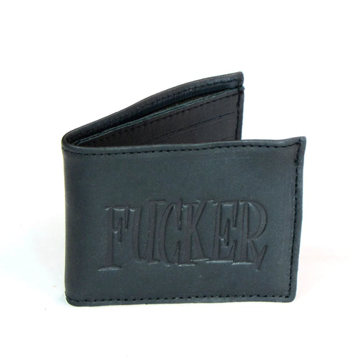 front of wallet on display