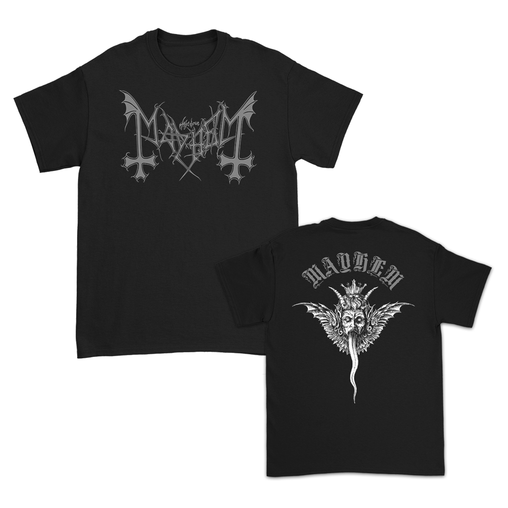 front and back of shirt on display