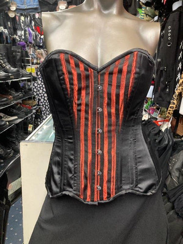 front of corset on display
