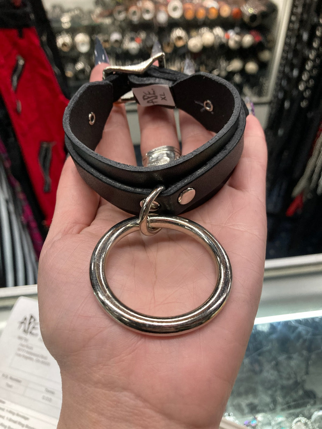 model holding bracelet