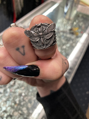 model wearing ring