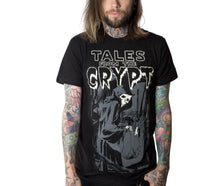Load image into Gallery viewer, model showing front of t-shirt
