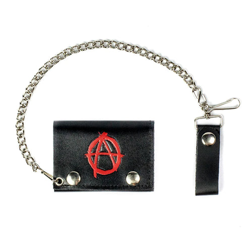front of wallet on display