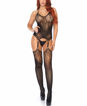 Load image into Gallery viewer, model showing front of bodystocking
