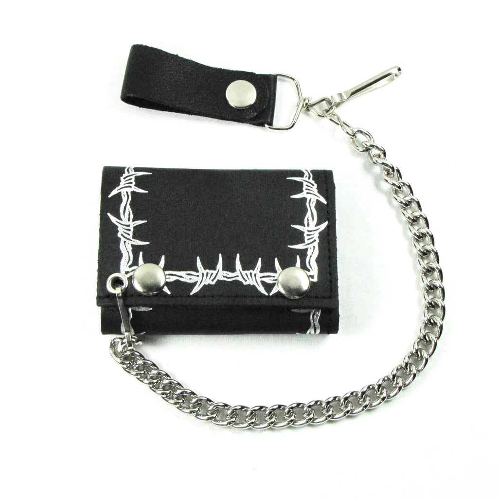 front of wallet on display